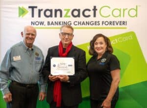TranzactCard Peter Rancie received Patriot Award